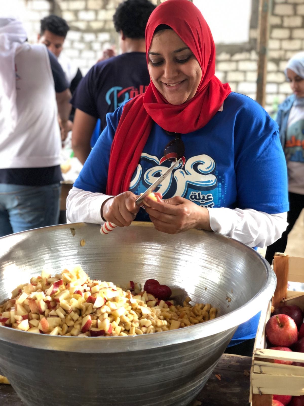 وجبات إفطار من جمعية رسالة لأهالي الحوامدية